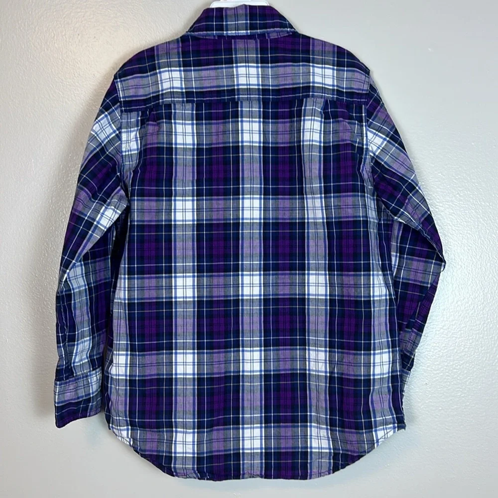 GAP KIDS‎ Plaid Button-Up Shirt EUC